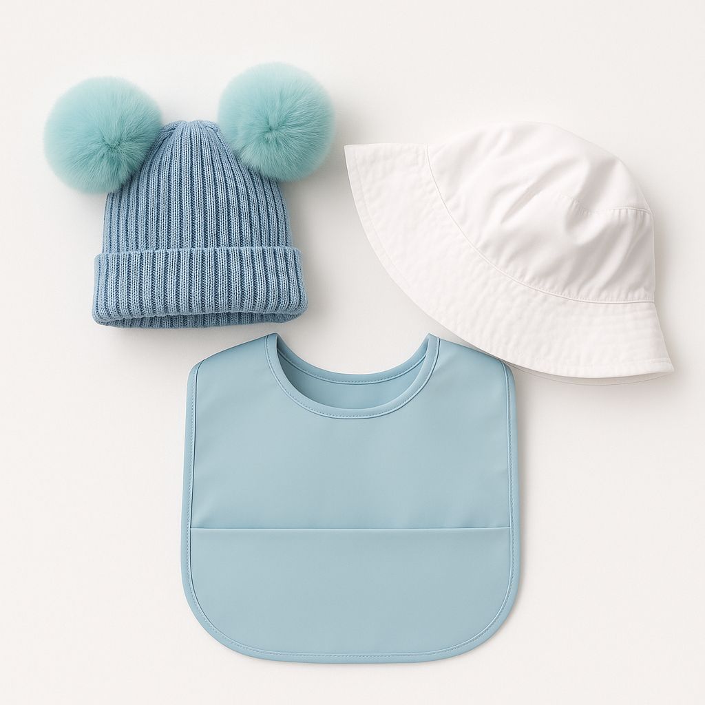 Luné Essentials – Bucket + gorrito + babero