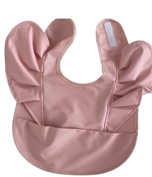 Baberos de Plástico Rosa Claro