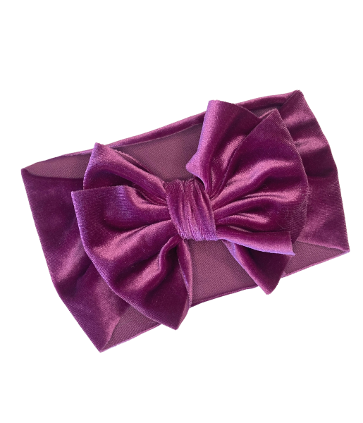 Headband Velvet Morada