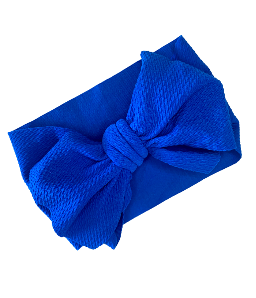 Headband de Verano Azul Rey